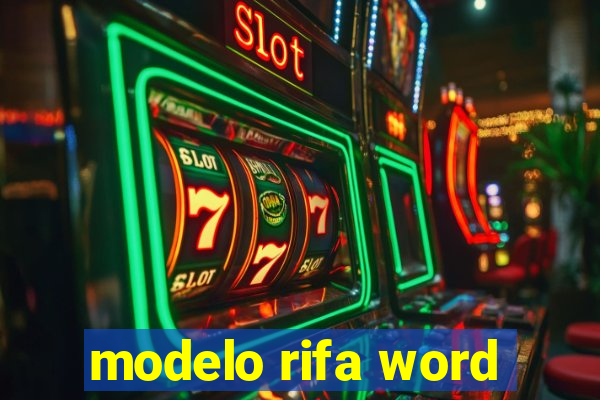 modelo rifa word